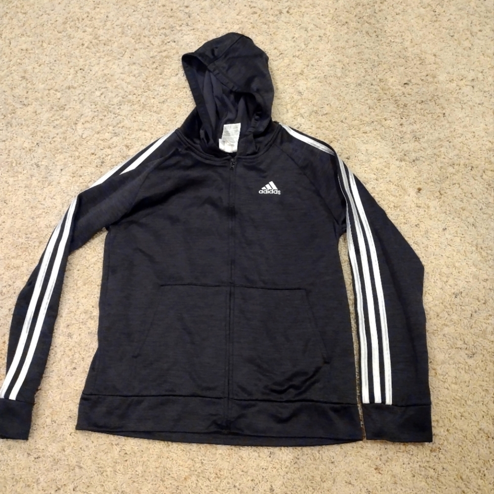 Adidas Zip up Hoodie Kids Large
